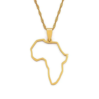 Necklace Africa Gold