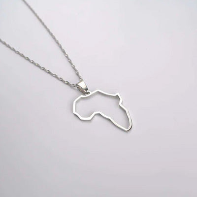 Necklace Africa Silver